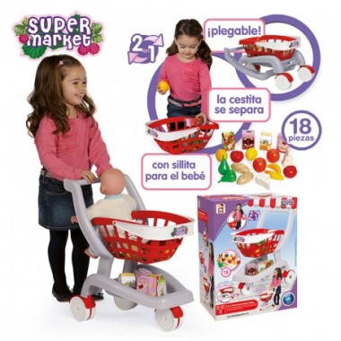 2EN1 MI PRIMER CARRITO DE SUPERMERCADO