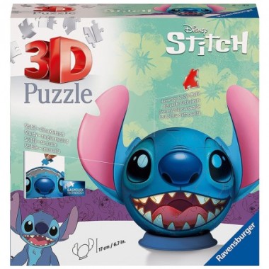 PUZZLE 3D BALL 72P STITCH CON OREJAS